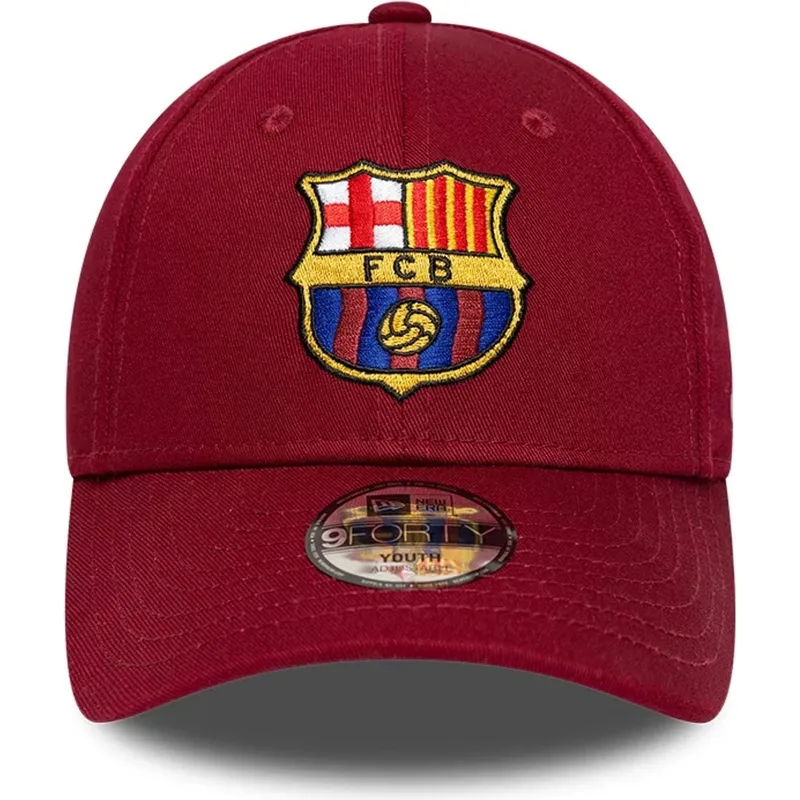 cap-zaoblena-red-snapback-pre-deti-9forty-ajustable-fc-barcelona-laliga-new-era