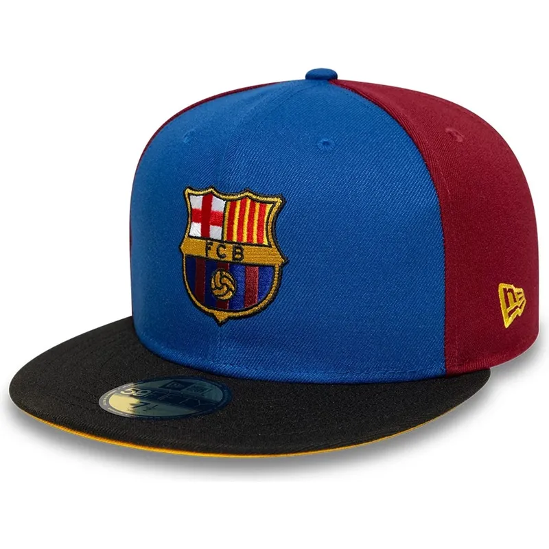 siltovky-zaoblena-viacfarebna-snapback-59fifty-fc-barcelona-laliga-new-era