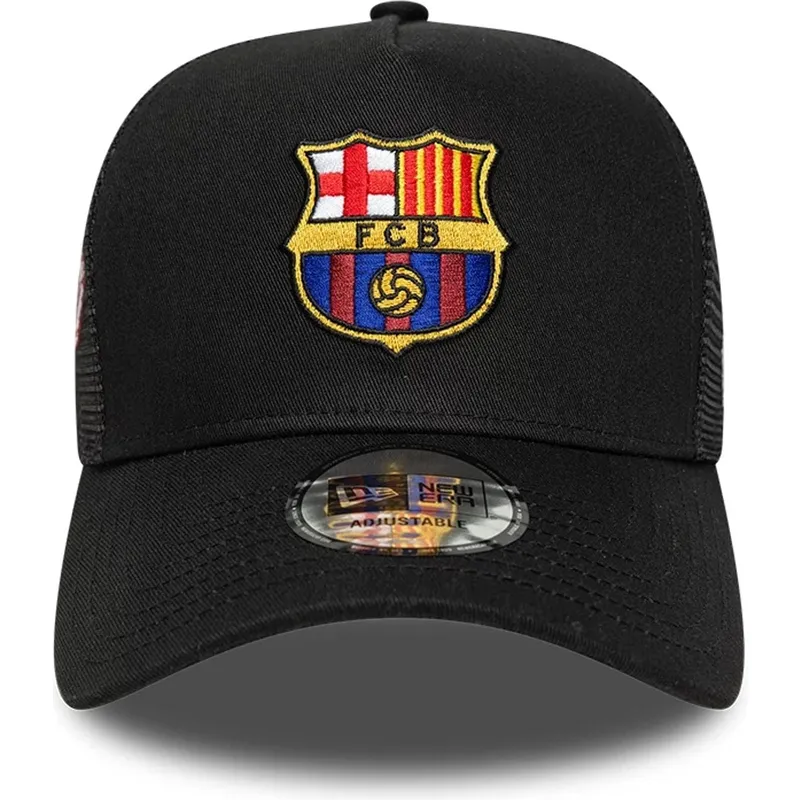 new-era-fc-barcelona-laliga-a-frame-patch-black-trucker-hat