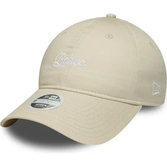 Šiltovky zaoblená béžová snapback 9TWENTY ajustable FC Barcelona LALIGA New Era