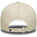 cap-zaoblena-beige-snapback-9twenty-ajustable-fc-barcelona-laliga-new-era