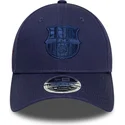 siltovka-zaoblena-tmavomodra-snapback-9forty-m-crown-ajustable-fc-barcelona-laliga-new-era
