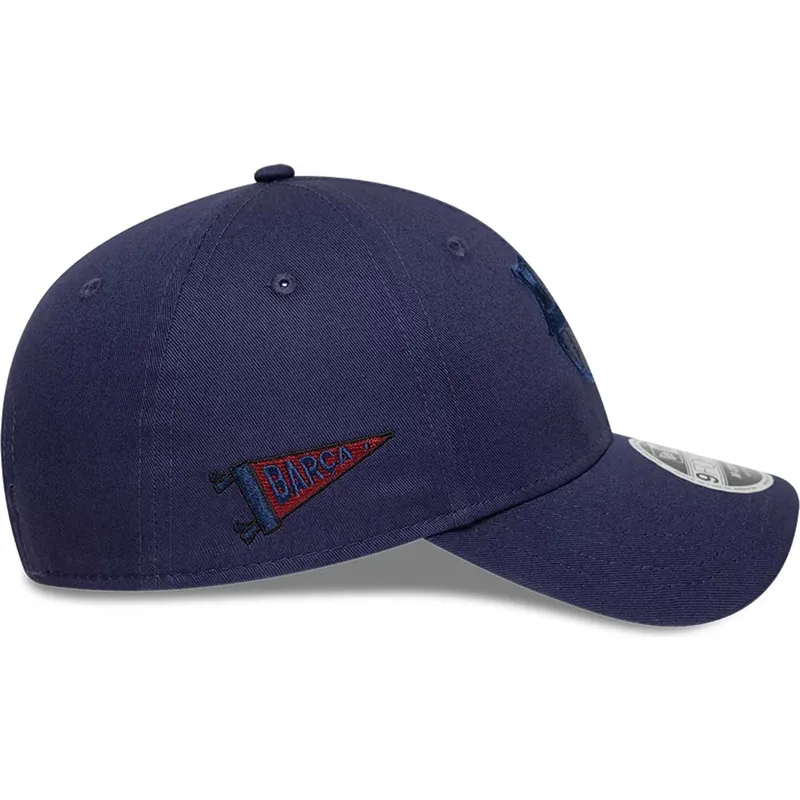 marineblaue-verstellbare-curved-cap-von-fc-barcelona-laliga-9forty-m-crown-graphic-von-new-era