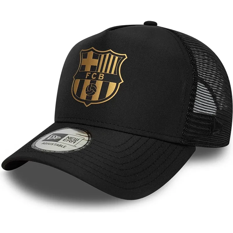 siltovka-zaoblena-cierna-snapback-a-frame-trucker-fc-barcelona-laliga-new-era