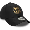 cap-zaoblena-black-snapback-9forty-ajustable-fc-barcelona-laliga-new-era