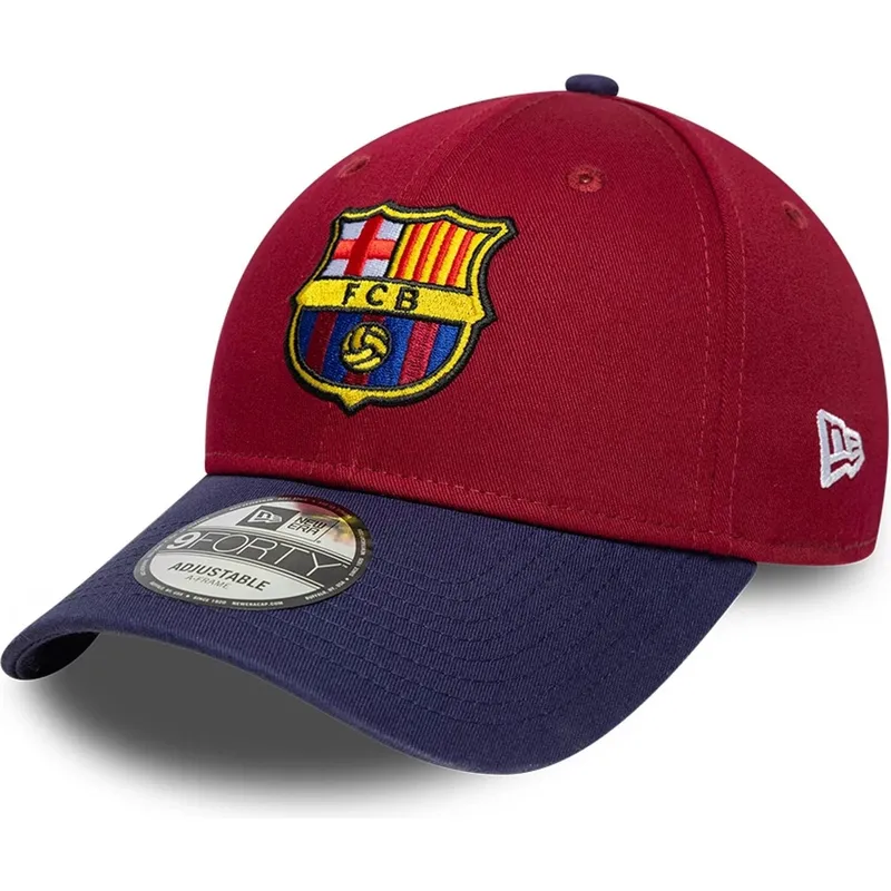 siltovka-zaoblena-viacfarebna-snapback-9forty-ajustable-fc-barcelona-laliga-new-era