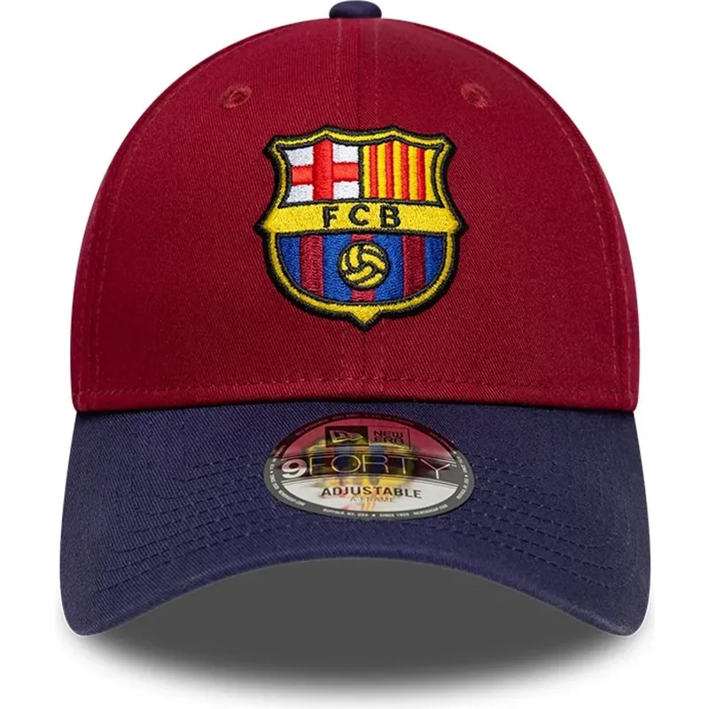 siltovka-zaoblena-viacfarebna-snapback-9forty-ajustable-fc-barcelona-laliga-new-era