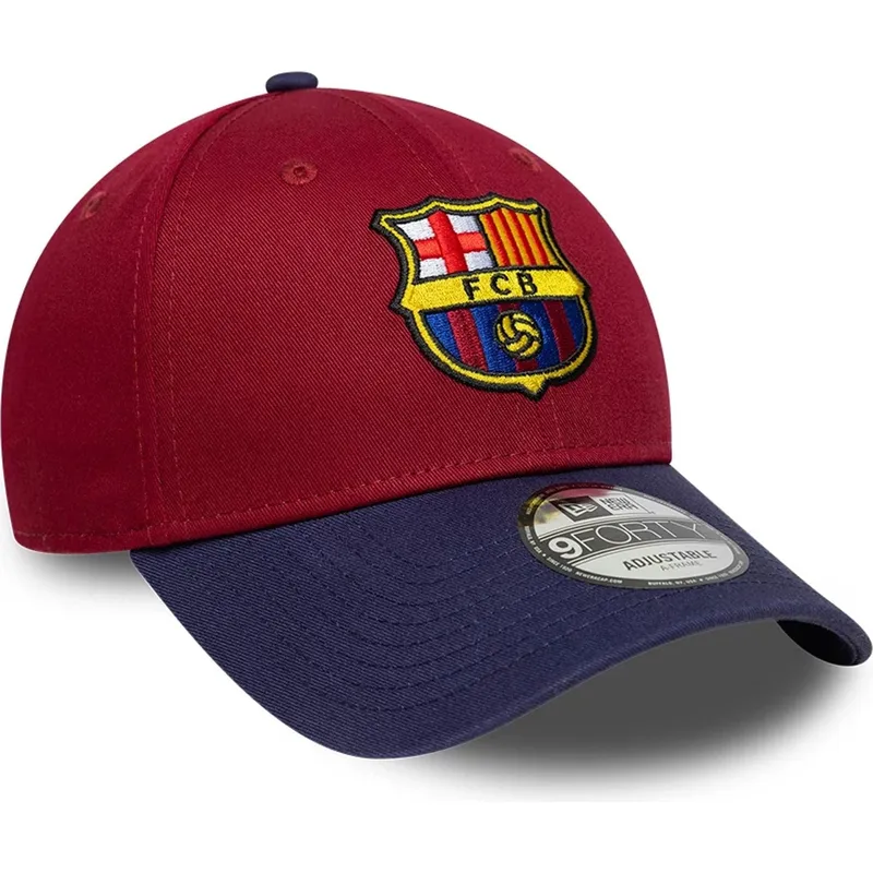 siltovka-zaoblena-viacfarebna-snapback-9forty-ajustable-fc-barcelona-laliga-new-era
