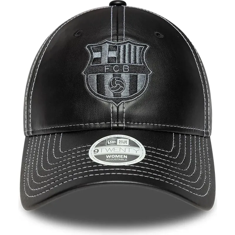 cap-zaoblena-black-snapback-9twenty-ajustable-fc-barcelona-laliga-new-era