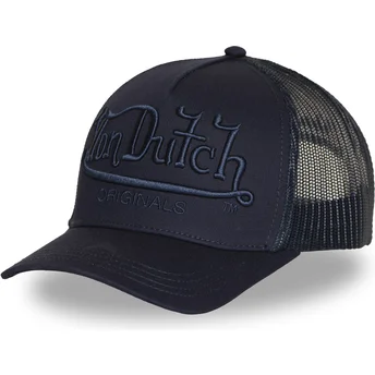 Šiltovka zaoblená tmavomodrá snapback EMB01 Von Dutch