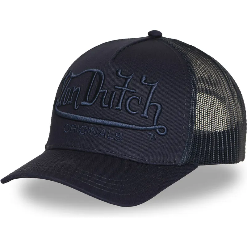 siltovka-zaoblena-tmavomodra-snapback-emb01-von-dutch