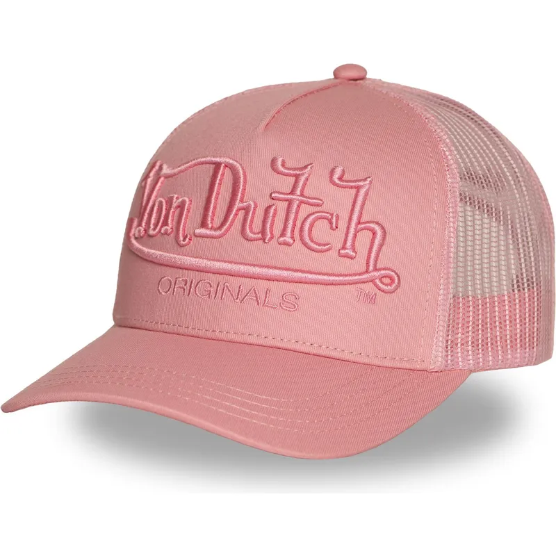 siltovka-zaoblena-ruzova-snapback-emb05-von-dutch