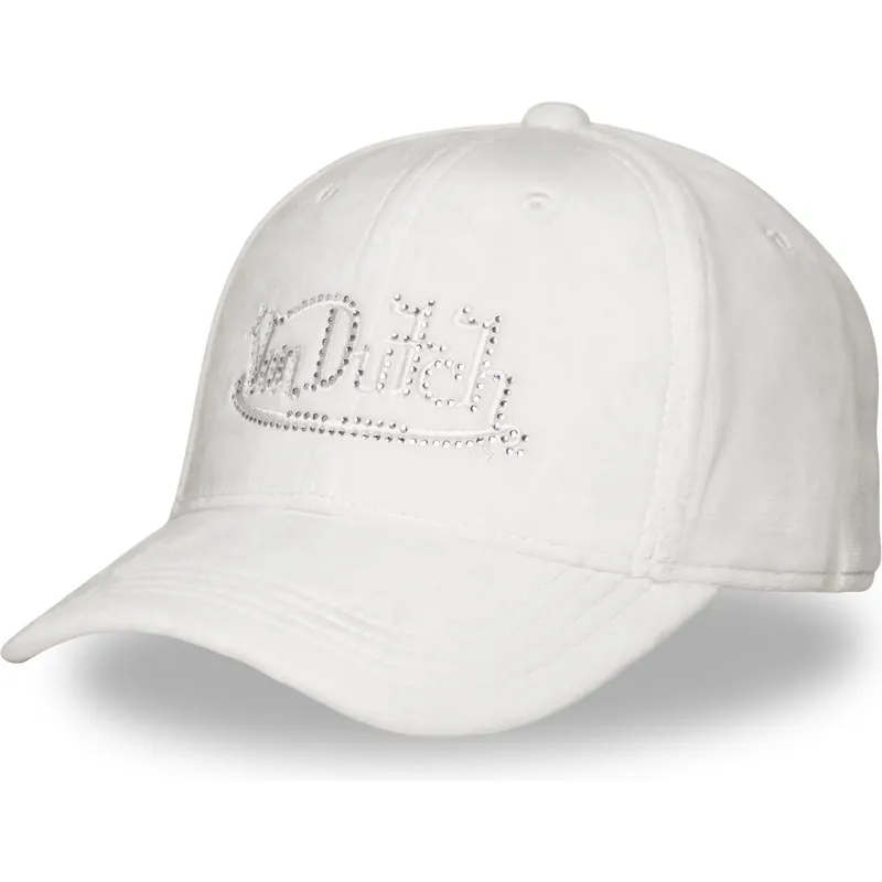 von-dutch-curved-brim-vel-e-cb-white-adjustable-cap