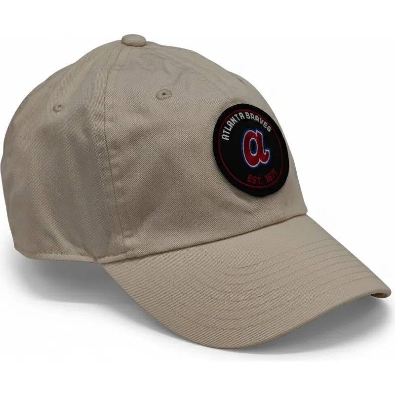cap-zaoblena-beige-adjustable-strap-club-unstructured-organic-cotton-atlanta-braves-mlb-nike