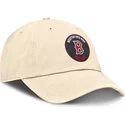 verstellbare-beige-club-unstructured-bio-baumwollkappe-boston-red-sox-mlb-von-nike