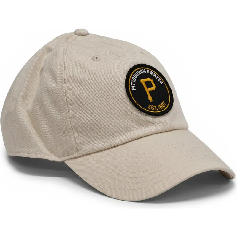 cap-zaoblena-beige-adjustable-strap-club-unstructured-organic-cotton-pittsburgh-pirates-mlb-nike