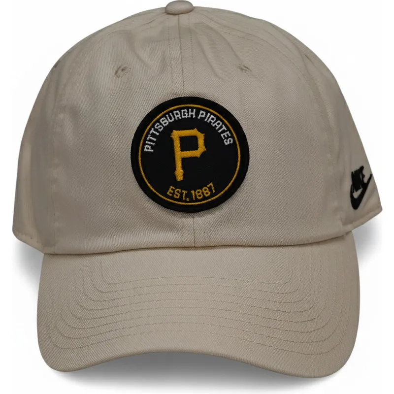 cap-zaoblena-beige-adjustable-strap-club-unstructured-organic-cotton-pittsburgh-pirates-mlb-nike