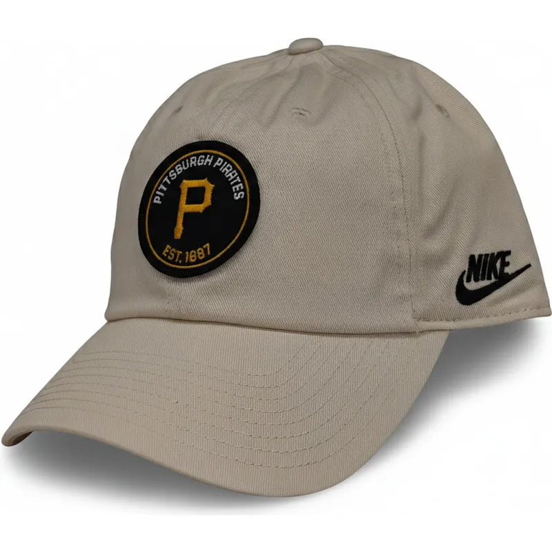 cap-zaoblena-beige-adjustable-strap-club-unstructured-organic-cotton-pittsburgh-pirates-mlb-nike