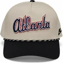 cap-zaoblena-beige-snapback-rise-structured-atlanta-braves-mlb-nike