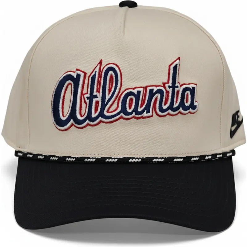 cap-zaoblena-beige-snapback-rise-structured-atlanta-braves-mlb-nike