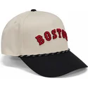 cap-zaoblena-beige-snapback-rise-structured-boston-red-sox-mlb-nike