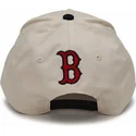 beige-und-schwarze-gebogene-snapback-kappe-rise-structured-der-boston-red-sox-mlb-von-nike