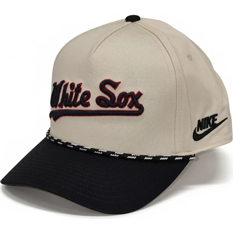 cap-zaoblena-beige-snapback-rise-structured-chicago-white-sox-mlb-nike