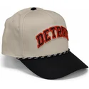 beige-und-schwarze-snapback-kappe-rise-structured-der-detroit-tigers-mlb-von-nike