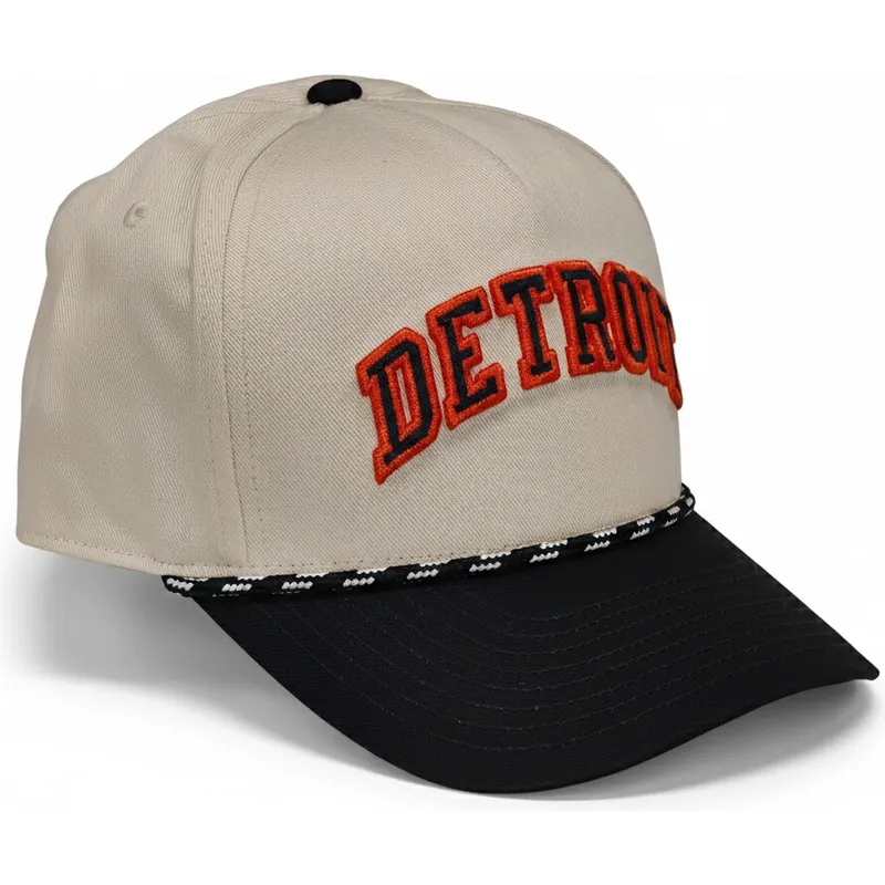 cap-zaoblena-beige-snapback-rise-structured-detroit-tigers-mlb-nike