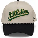 cap-zaoblena-beige-snapback-rise-structured-oakland-athletics-mlb-nike