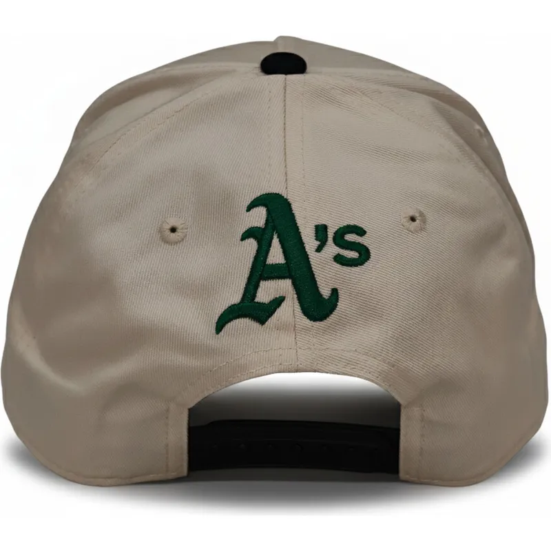 siltovky-zaoblena-bezova-snapback-rise-structured-oakland-athletics-mlb-nike