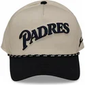 cap-zaoblena-beige-snapback-rise-structured-san-diego-padres-mlb-nike