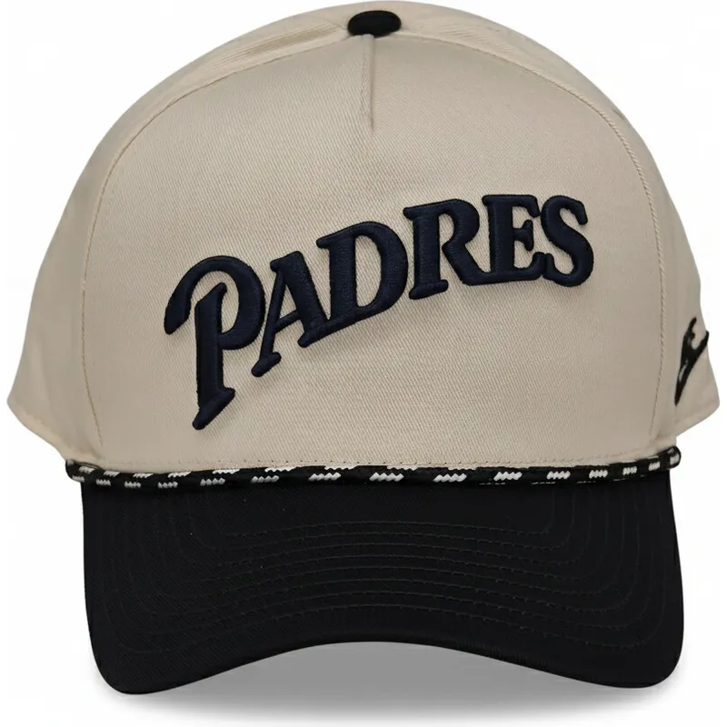 siltovka-zaoblena-bezova-snapback-rise-structured-san-diego-padres-mlb-nike