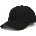 schwarze-verstellbare-curved-cap-mit-schwarzem-logo-los-angeles-dodgers-ballpark-von-american-needle