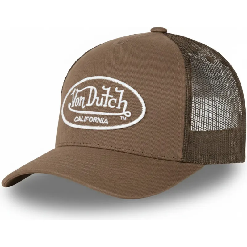 braune-verstellbare-trucker-kappe-lof-b3-von-von-dutch