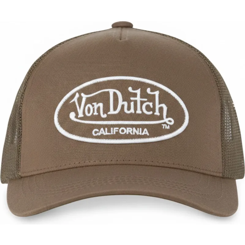 gorra-trucker-marron-ajustable-lof-b3-de-von-dutch