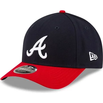 Šiltovky zaoblená tmavomodrá snapback 9FORTY M-Crown Player Replica Atlanta Braves MLB New Era