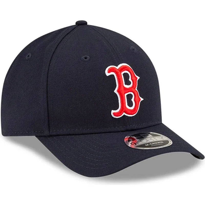 gorra-curva-azul-marino-snapback-9forty-m-crown-player-replica-de-boston-red-sox-mlb-de-new-era