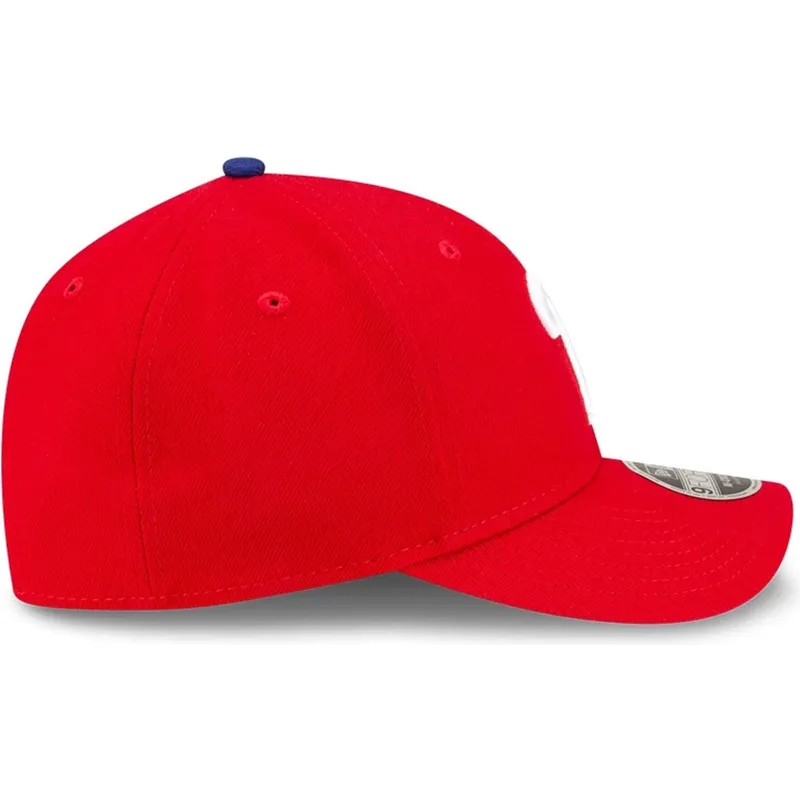 rote-gebogene-snapback-kappe-9forty-m-crown-player-replica-der-philadelphia-phillies-mlb-von-new-era