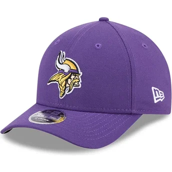 Violette gebogene Snapback-Kappe 9FORTY M-Crown Team der Minnesota Vikings NFL von New Era