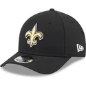 schwarze-gebogene-snapback-kappe-9forty-m-crown-team-der-new-orleans-saints-nfl-von-new-era