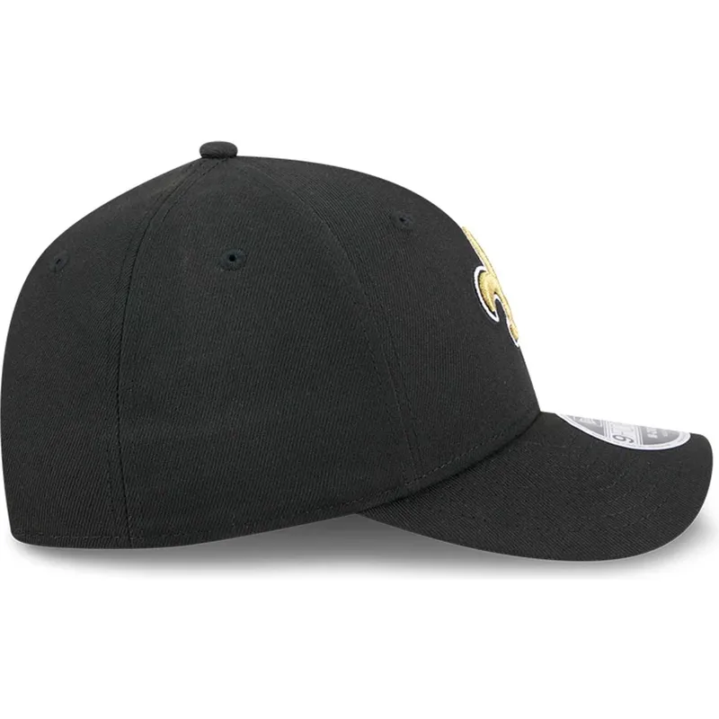 siltovka-zaoblena-cierna-snapback-9forty-m-crown-team-new-orleans-saints-nfl-new-era