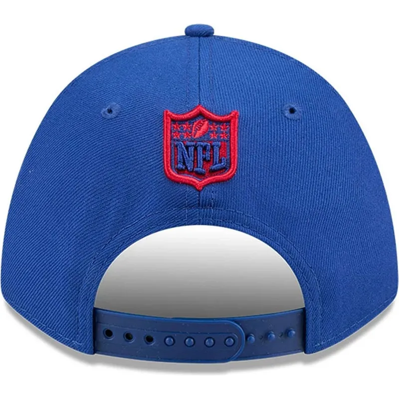 blaue-gebogene-snapback-kappe-9forty-m-crown-team-der-new-york-giants-nfl-von-new-era