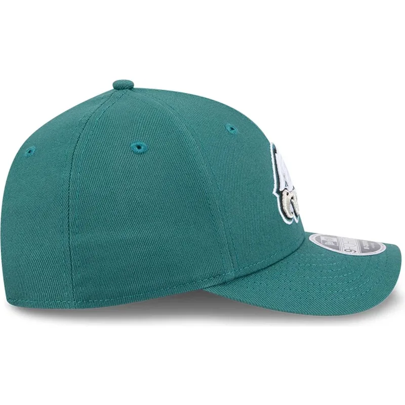 grune-gebogene-snapback-kappe-9forty-m-crown-team-der-philadelphia-eagles-nfl-von-new-era