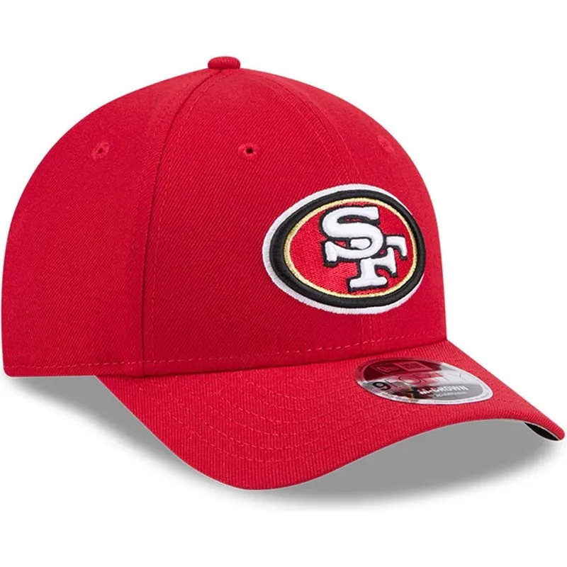 new-era-curved-brim-9forty-m-crown-team-san-francisco-49ers-nfl-red-snapback-cap