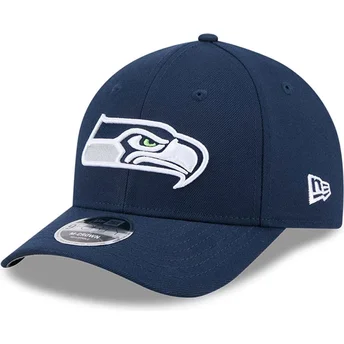 Cap zaoblená navy blue snapback 9FORTY M-Crown Team Seattle Seahawks NFL New Era