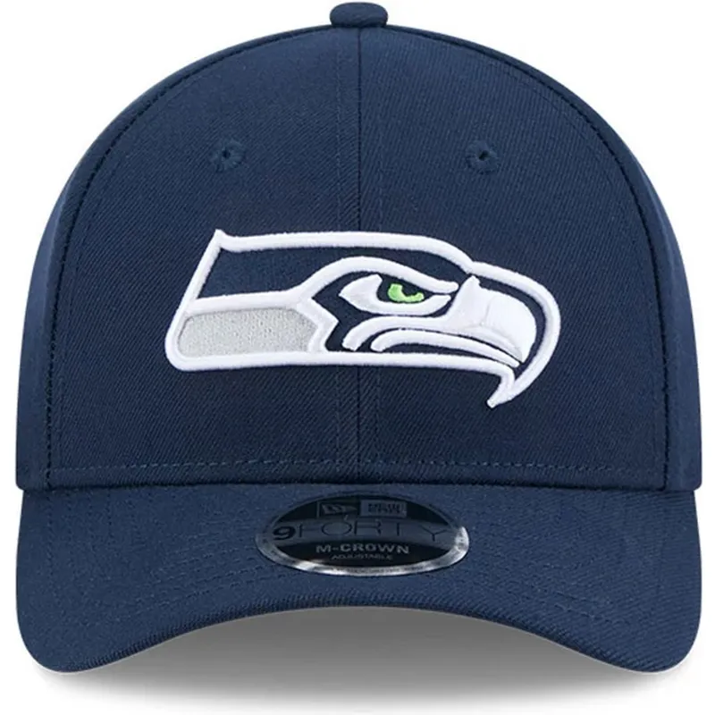 cap-zaoblena-navy-blue-snapback-9forty-m-crown-team-seattle-seahawks-nfl-new-era cap-zaoblena-navy-blue-snapback-9forty-m-crown-team-seattle-seahawks-nfl-new-era