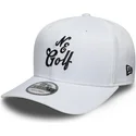 siltovka-zaoblena-biely-snapback-9seventy-stretch-snap-technical-golf-new-era