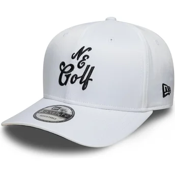 Šiltovka zaoblená biely snapback 9SEVENTY Stretch Snap Technical Golf New Era