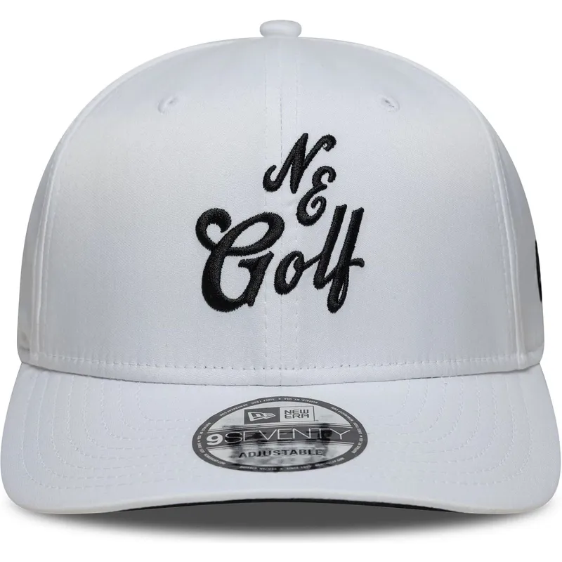 siltovka-zaoblena-biely-snapback-9seventy-stretch-snap-technical-golf-new-era